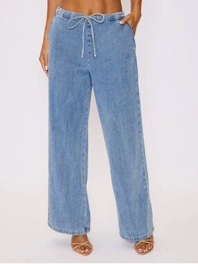 VICI Sarah Drawstring Jeans NEW